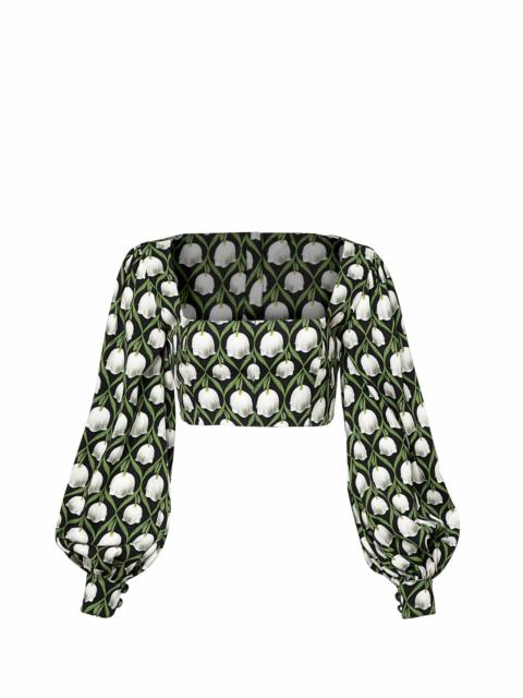 Agua by Agua Bendita Pera Perla Cropped Top