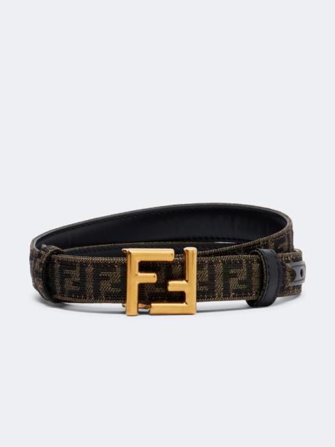 FENDI FF Zucca reversible belt
