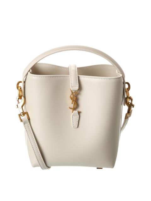 Saint Laurent LE 37 Mini Leather Bucket Bag