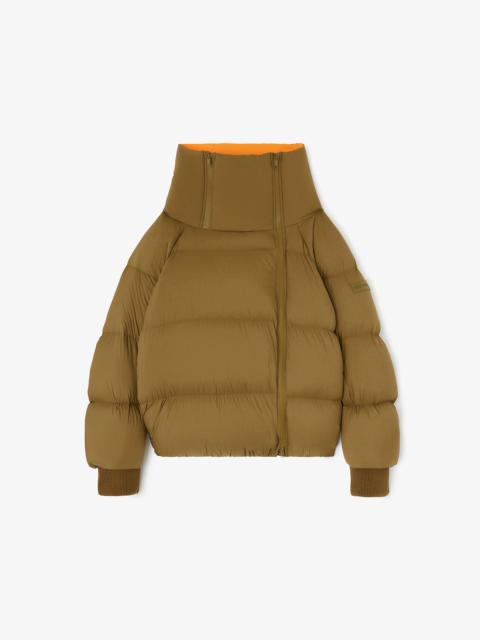 GANNI PUFFER IN GREEN FUTURE NYLON