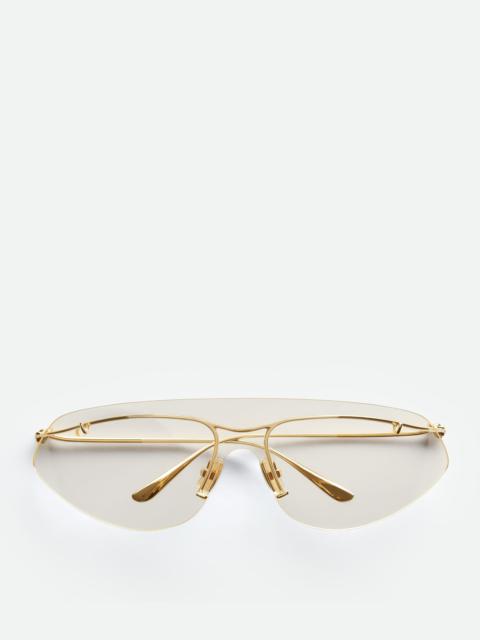 Bottega Veneta Knot Shield Sunglasses