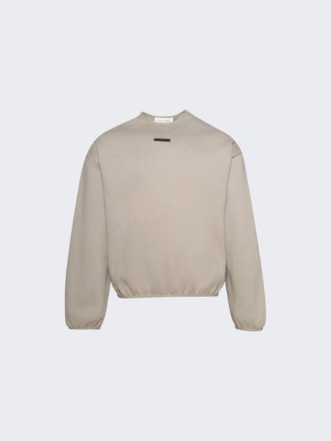 ESSENTIALS Modern Fit Fleece Crewneck Timber