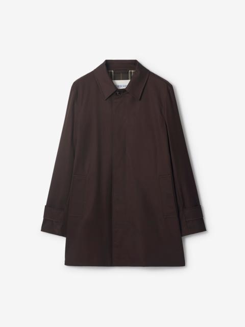 Short Gabardine Car Coat