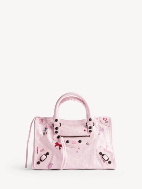 BALENCIAGA Women's Le City Bag Small in Petal Pink/multicolor