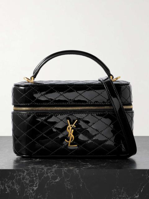 SAINT LAURENT Gaby Vanity patent-leather shoulder bag