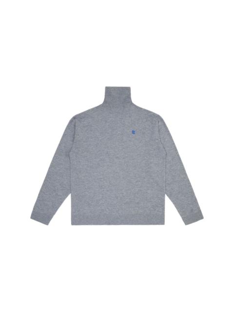 logo-patch knit jumper