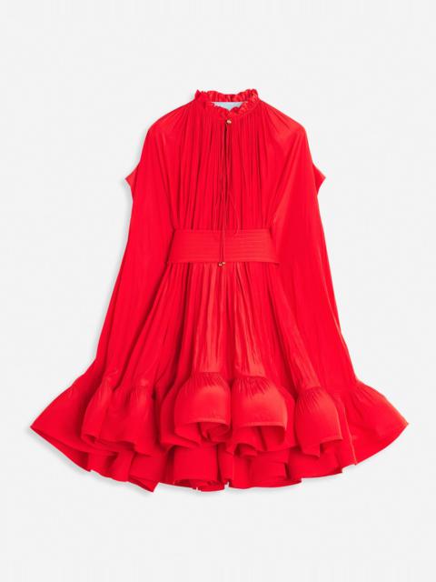 Lanvin SHORT CHARMEUSE DRESS