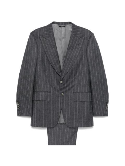 pinstripe suit