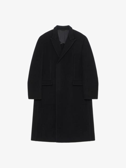 Givenchy LONG COAT IN DOUBLE FACE WOOL AND CASHMERE