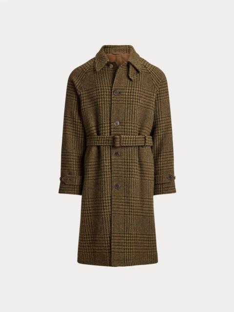 Polo Ralph Lauren Glen Plaid Wool Tweed Balmacaan Coat