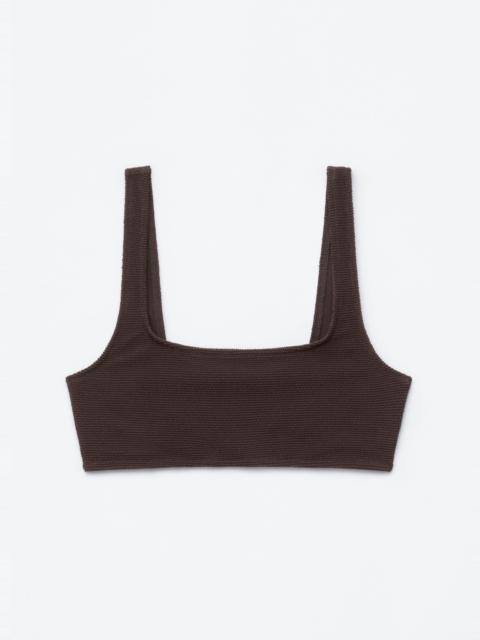 & Other Stories Textured Bikini Top