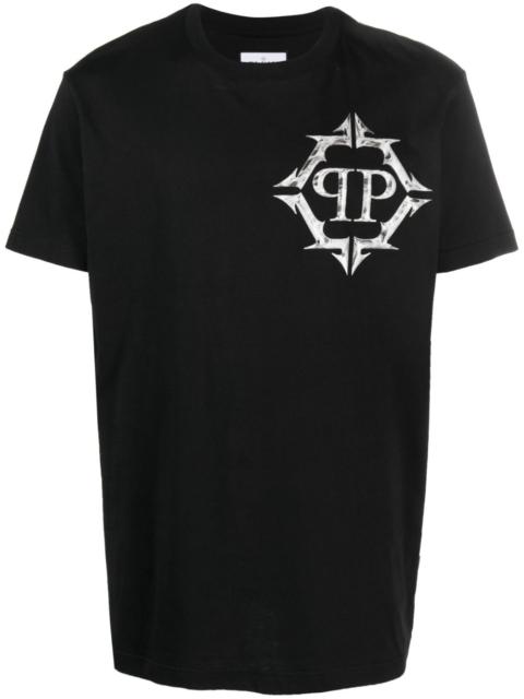 PHILIPP PLEIN SS Chrome round-neck T-shirt