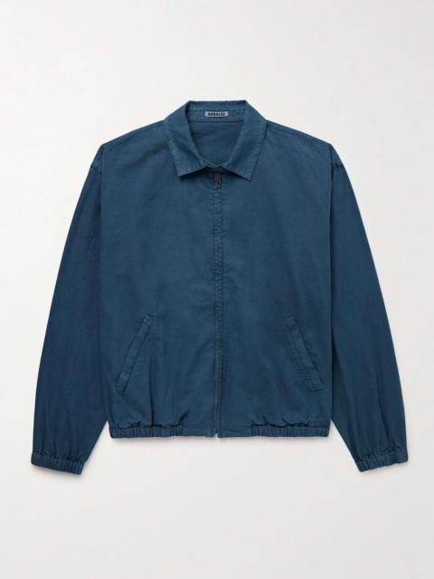 AURALEE Auralee Product Dyed Finx Gabardine Swing Top