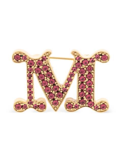 Max Mara Max Mara Letter Embellished Brooch