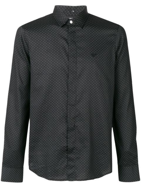 EMPORIO ARMANI polka dot pattern shirt