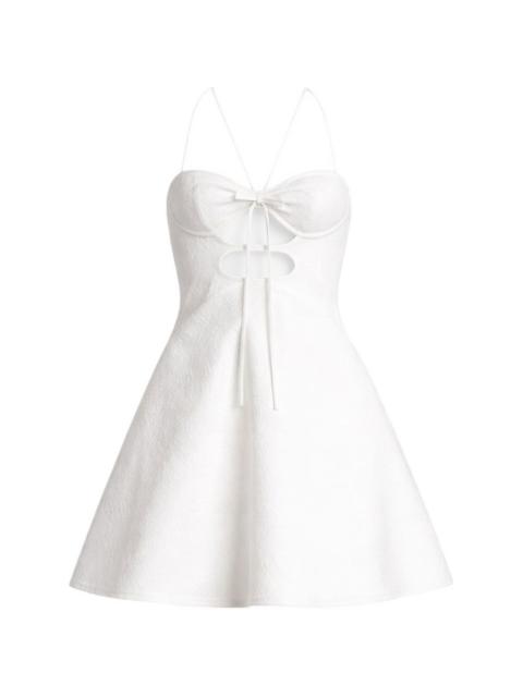 David Koma bow-detail mini dress