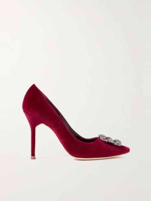 Hangisi 105 embellished satin pumps