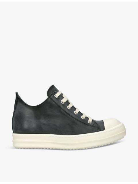 Rick Owens Toe-cap leather low-top trainers