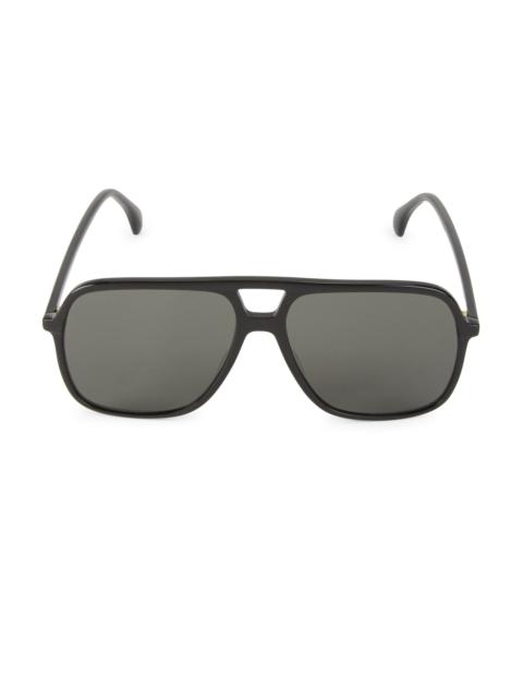 GUCCI Men's 58MM Aviator Sunglasses - Black