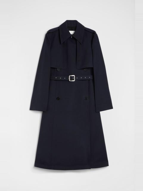Jil Sander Wool Gabardine Trench Coat