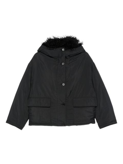 Yves Salomon faux fur-trim hooded jacket