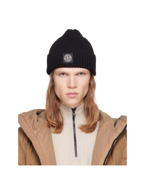 Stone Island Navy N100002 Rib Wool Beanie