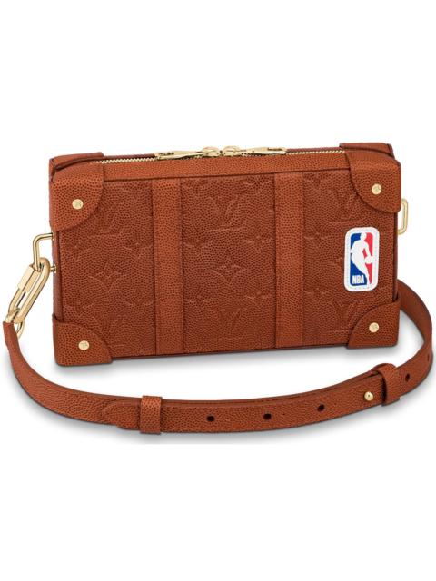 Louis Vuitton Louis Vuitton x NBA Soft Trunk Wallet Ball Grain Leather Brown