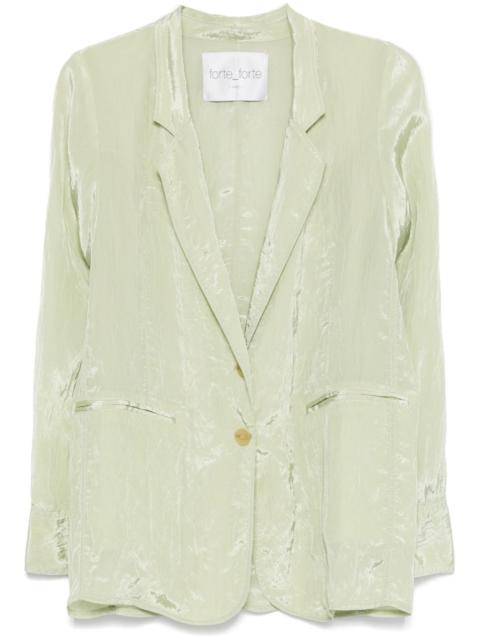 forte_forte crinkled blazer