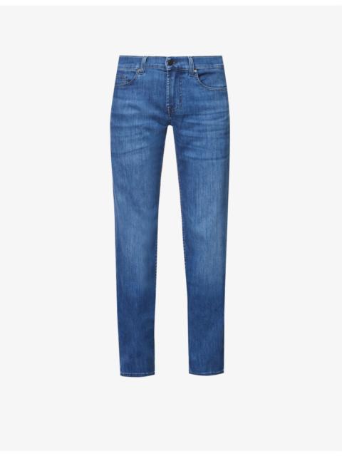 7 For All Mankind Standard Luxe Performance regular-fit straight-leg stretch-denim jeans