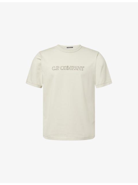 C.P. Company Brand-Embroidered Cotton T-Shirt