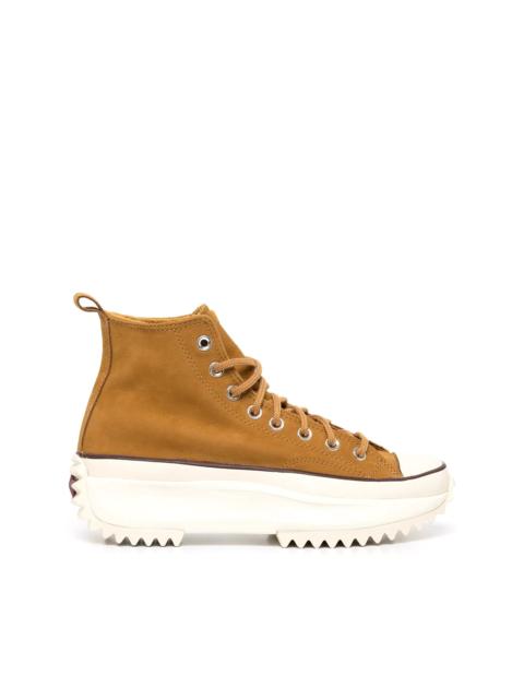 Converse chunky high-top suede sneakers
