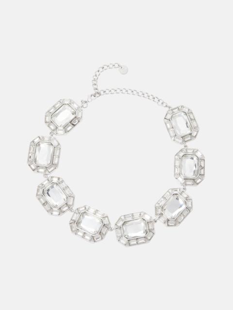 self-portrait Crystal-embellished choker