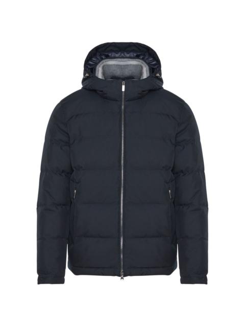 padded hooded jacket