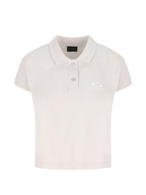 logo-embroidery polo shirt