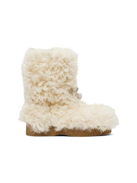 Bottega Veneta Off-White Torino Boots