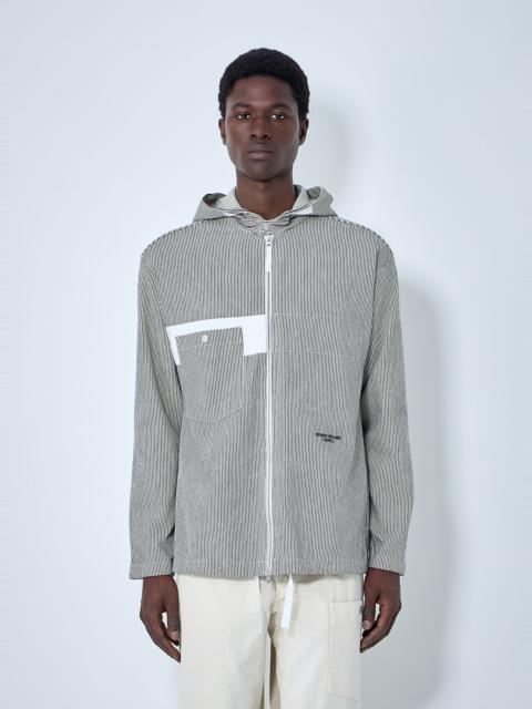 Stone Island Striped Hooded Jacket