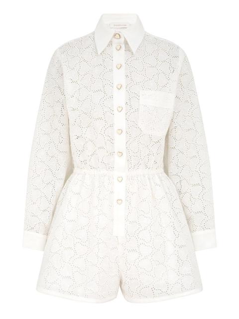 Zimmermann CRUSH EMBROIDERED PLAYSUIT