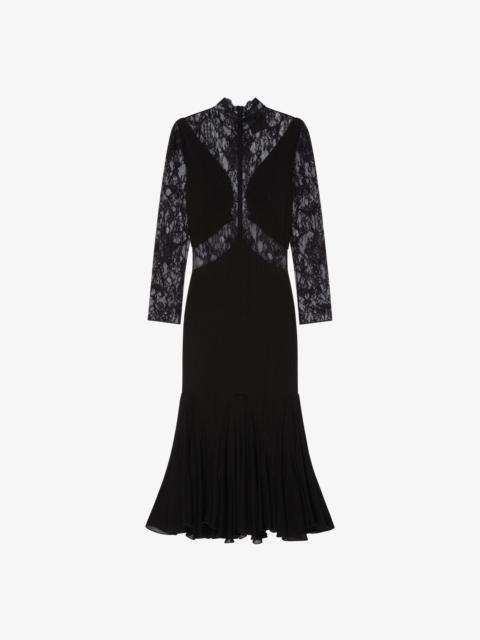 Givenchy DRESS IN CHANDELIER LACE AND JERSEY