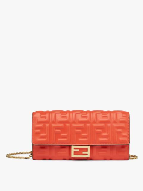FENDI Red nappa leather wallet
