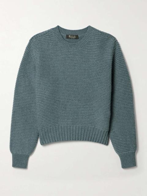 Ashi cropped ribbed cashmere sweater