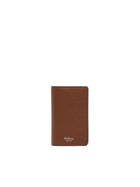 Mulberry grain-leather card case