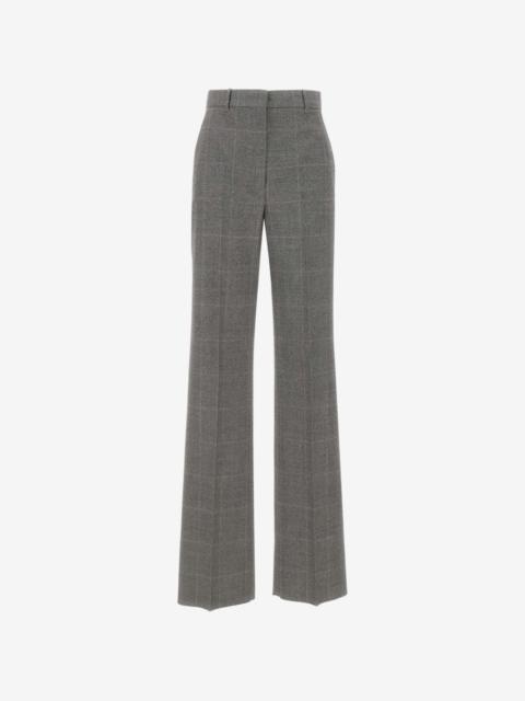 Max Mara Prince of Wales check wide-leg trousers