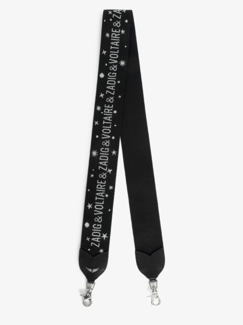 Zadig & Voltaire Starlight Canvas Shoulder Strap