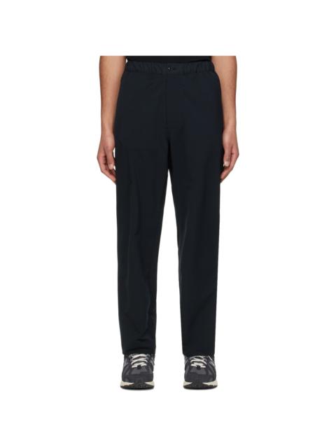 Nanamica Black Wide Easy Trousers