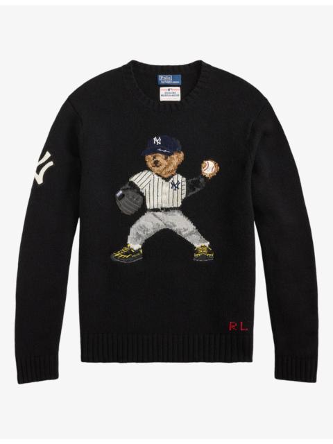 Polo Ralph Lauren Yankees Bear Crewneck Wool Jumper