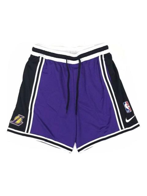Nike Nike Los Angeles Lakers Basketball Sports Shorts Blue DB0660-504