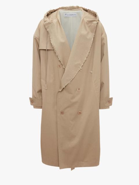 JW Anderson HOODED TRENCH COAT