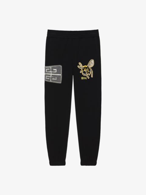 Givenchy SLIM FIT EMBROIDERED JOGGER PANTS