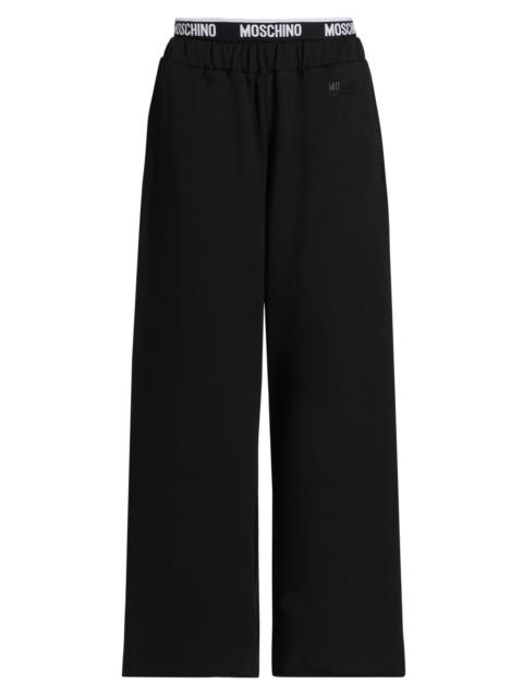 Moschino Women's Intimo Donna Home Stretch-Cotton Pants - Black