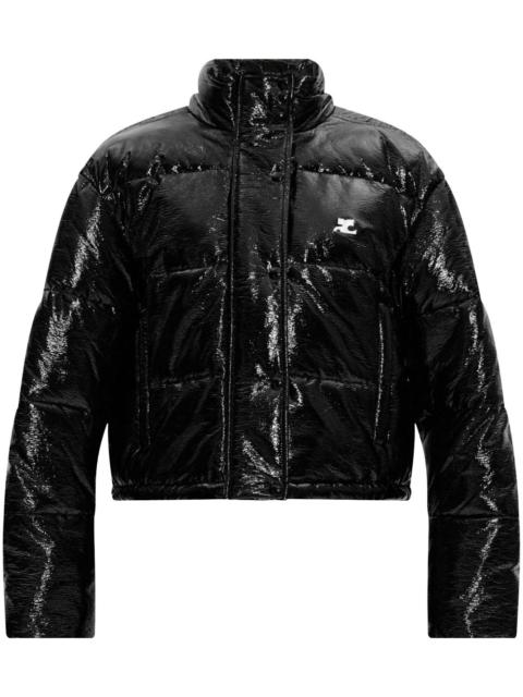 courrèges vinyl puffer jacket